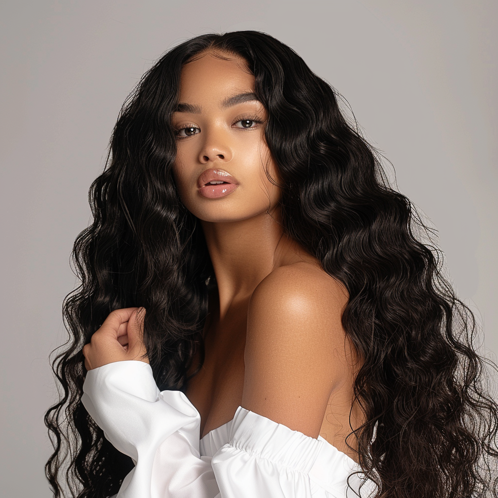Raw Loose Wave HD Wig 250 density