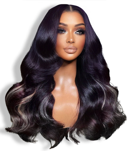 Purple Haze Swirl Wig