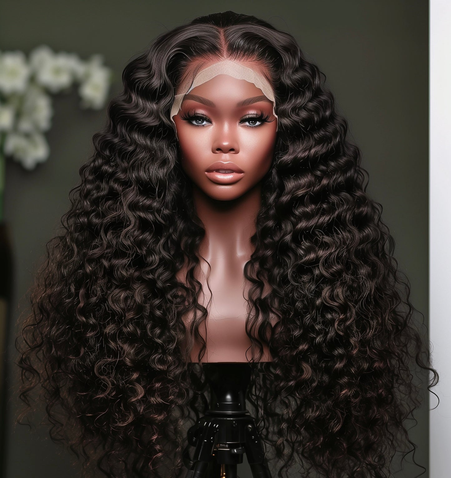 Raw Burmese curly HD Wig 250 density